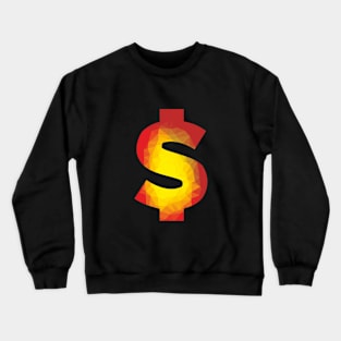 Golden dollar sign Crewneck Sweatshirt